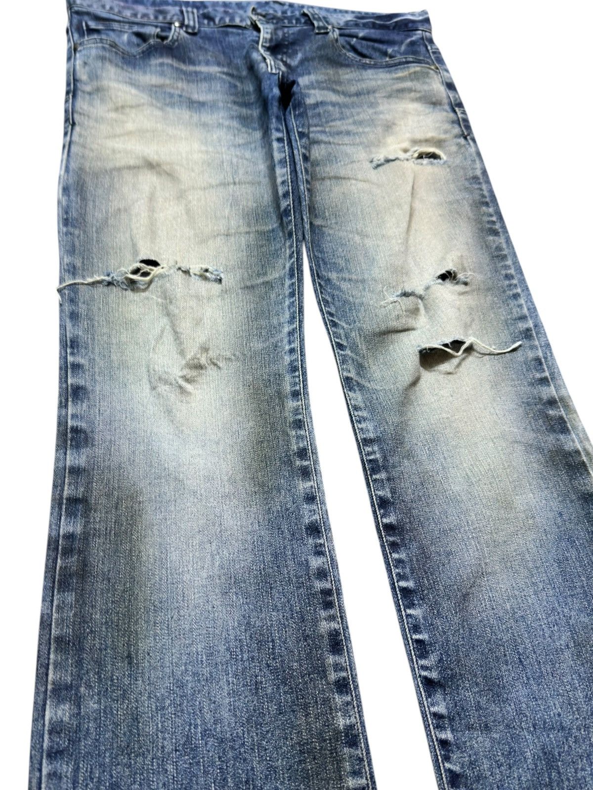 Tornado Mart Vintage Tornado Mart Skinny Mudwash Ripped Denim Size US 32 / EU 48 - 3 Thumbnail