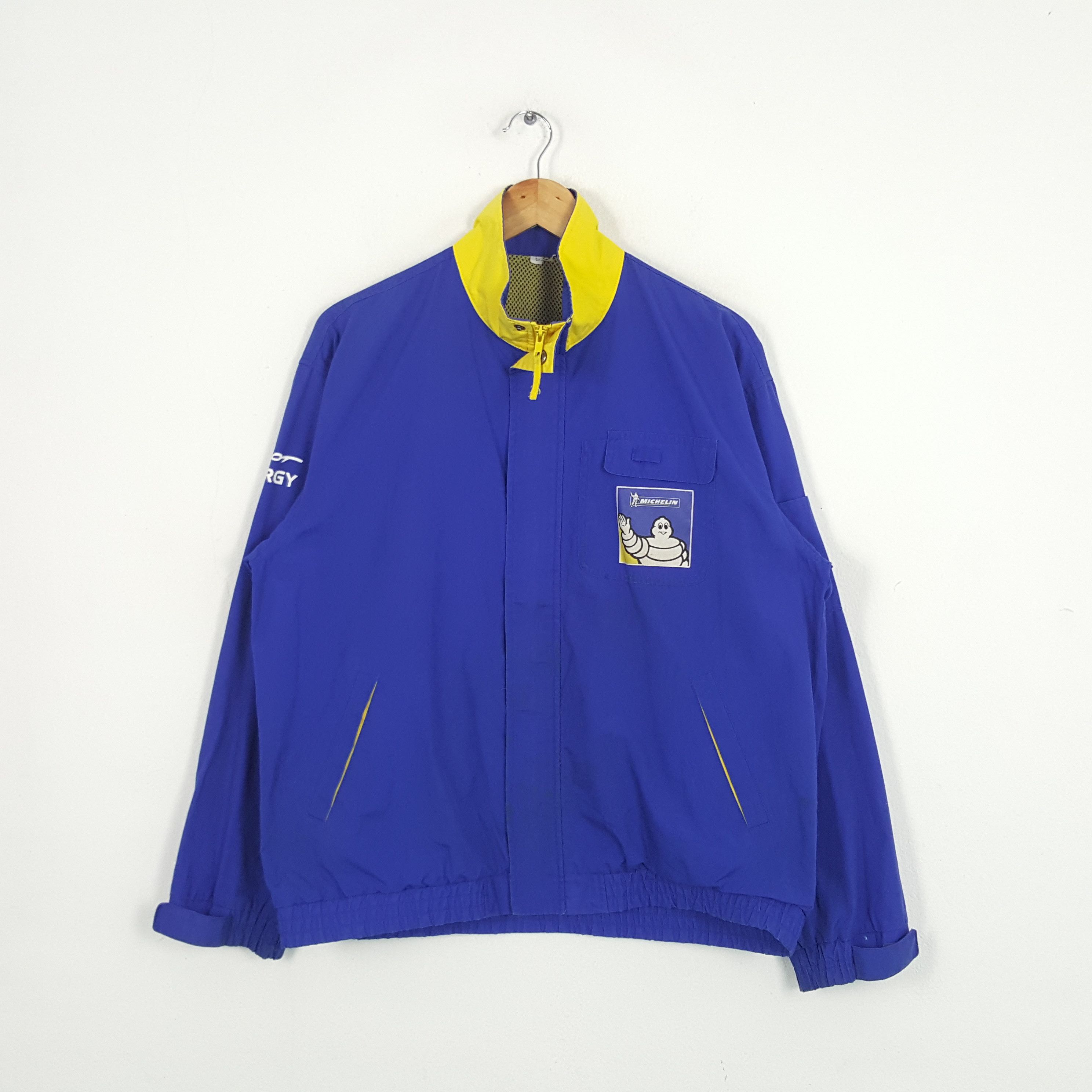 Vintage Vintage Michelin Racing Tyre Motorsports Jacket Size US L / EU 52-54 / 3 - 3 Thumbnail