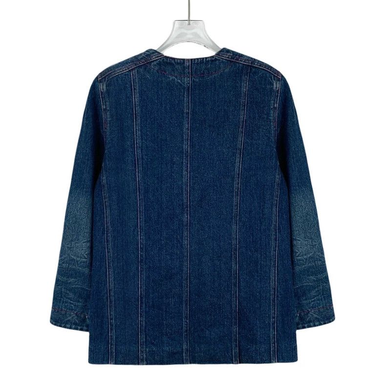 Gucci Gucci Dark blue cotton round-neck single-breasted long-sle Size XS / US 0-2 / IT 36-38 - 2 Thumbnail