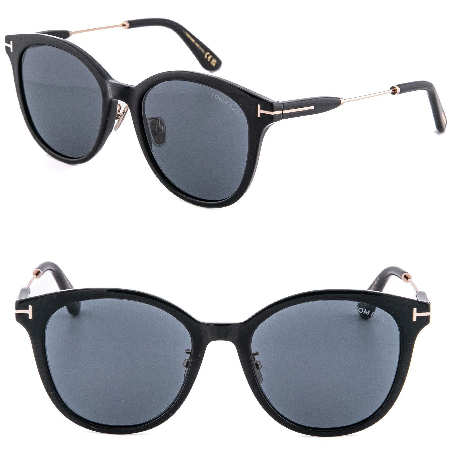 Tom Ford TOM FORD FT1140K 01A Gold Classic Sunglasses 1140 TF1140 Size ONE SIZE - 1 Thumbnail