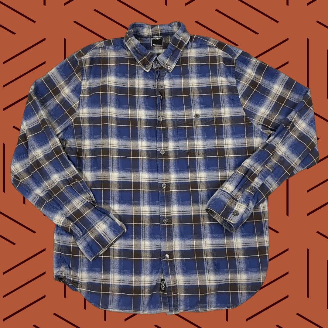 Todd Snyder Todd Snyder Shirt Men XL Blue Brown Plaid Flannel Button Down Casual Camp Preppy Men Size US XL / EU 56 / 4 - 1 Thumbnail