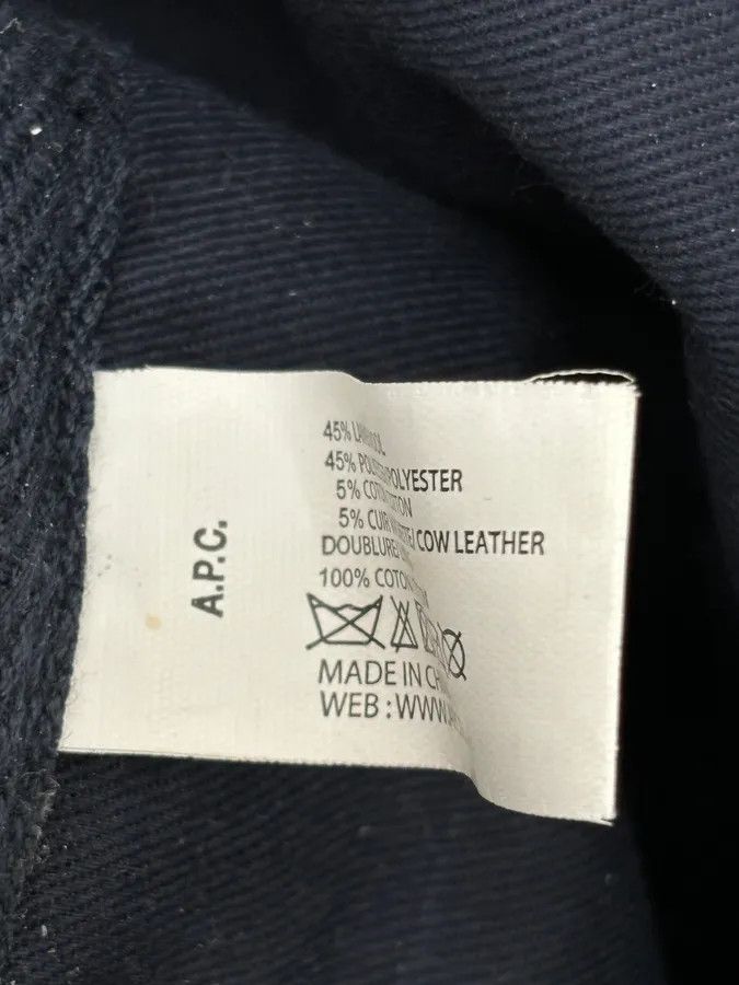 A.P.C. A.P.C. Navy Wool Classy Backpack Size ONE SIZE - 17 Thumbnail