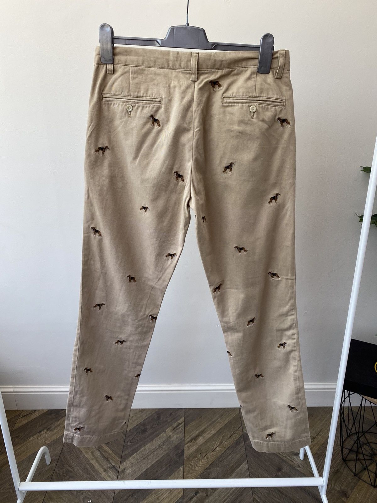Polo Ralph Lauren Vintage Polo Ralph Lauren Chino Embroidered Dogs Pants Size US 32 / EU 48 - 9 Thumbnail