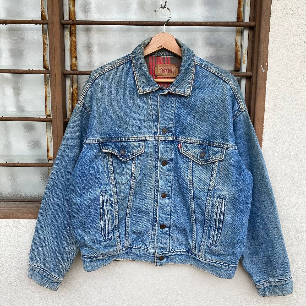 Levi's Vintage Clothing Vintage 90s Levi’s Blanket Lined Denim Trucker Jacket USA Size US M / EU 48-50 / 2 - 9 Thumbnail