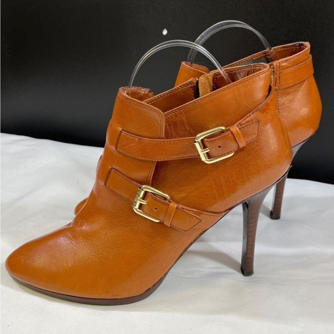 Lauren Ralph Lauren Lauren Ralph Lauren Lorelei Women's Brown Shoes/Heeled Boots Size US 8.5 / IT 38.5 - 5 Thumbnail