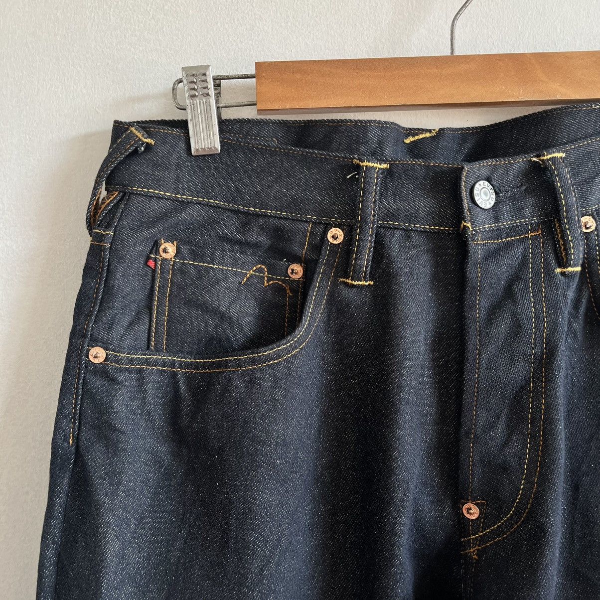 Evisu EVISU SKULL DAICOCK INDIGO SELVEDGE PANTS Size US 32 / EU 48 - 3 Thumbnail