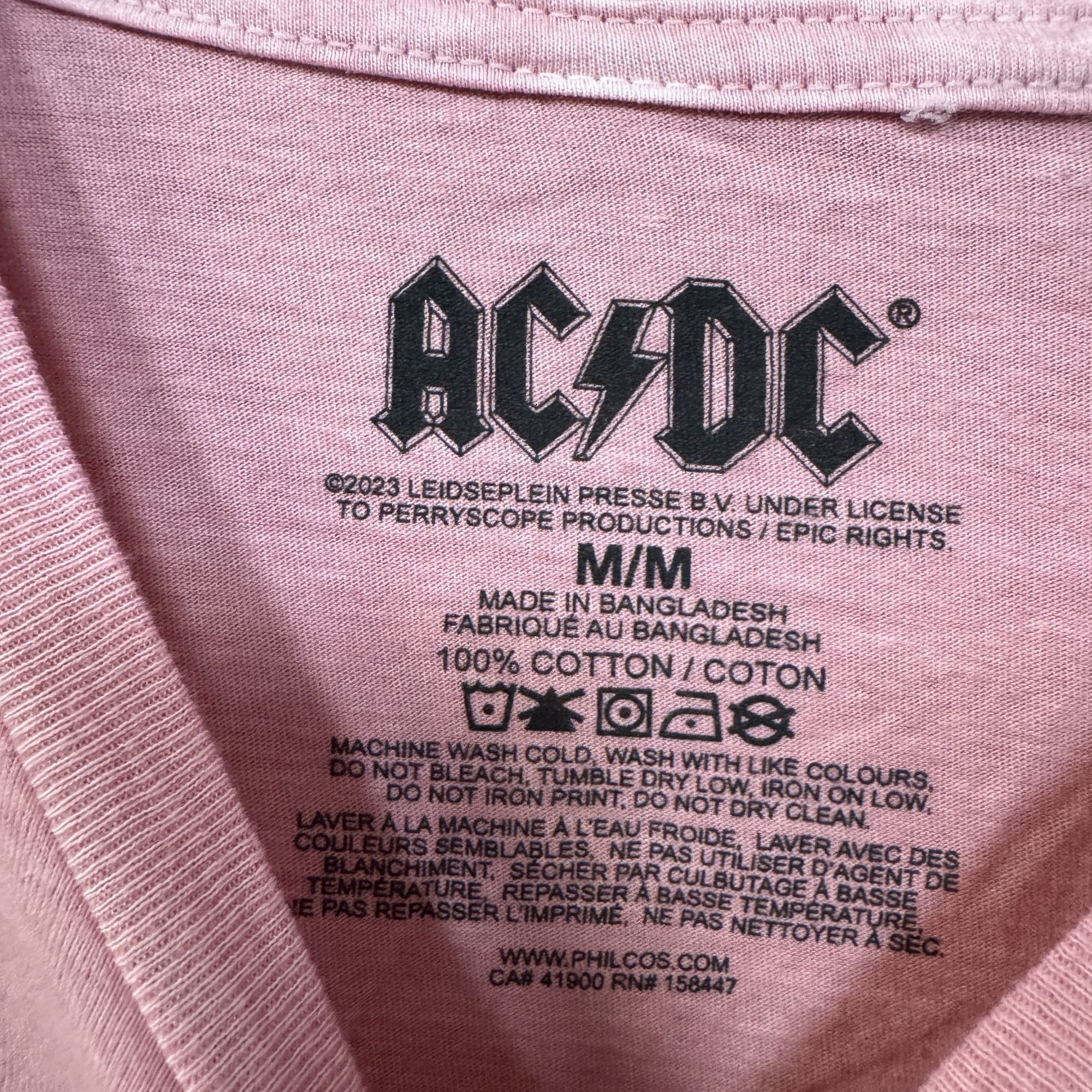 AC/DC AC/DC Who Made Who Album Art Bedazzled Hard Rock Band Tee M Size US M / EU 48-50 / 2 - 4 Thumbnail