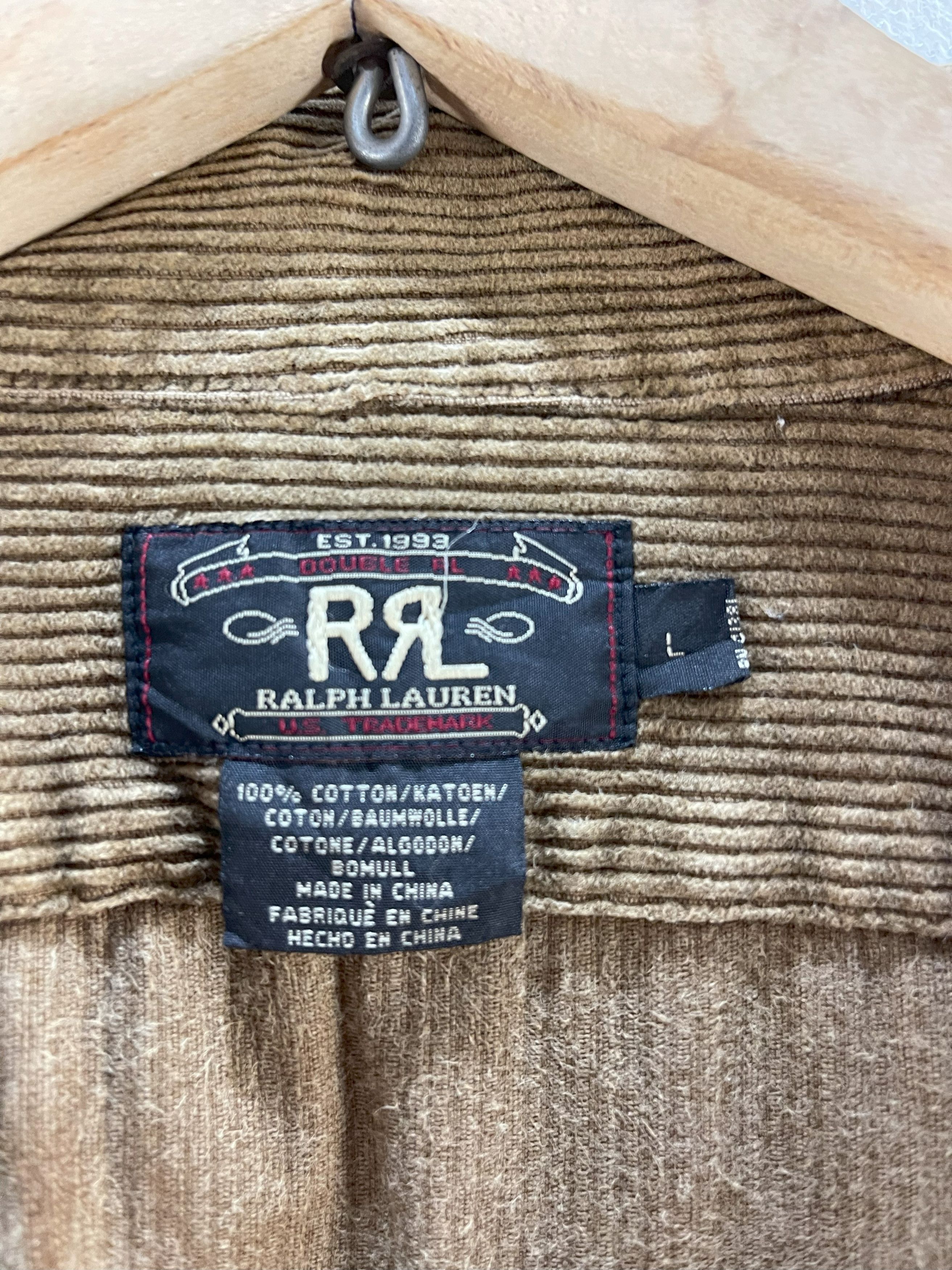 Ralph Lauren Vintage RRL Ralph Lauren Corduroy Jacket Size US L / EU 52-54 / 3 - 11 Thumbnail