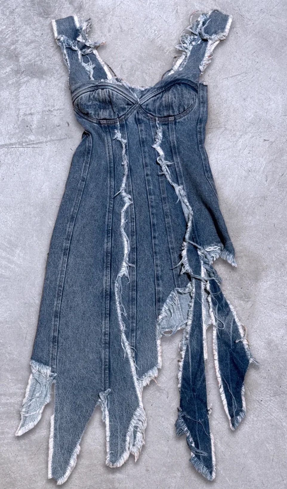 Natasha Zinko Natasha Zinko - Denim Dress Size XS / US 0-2 / IT 36-38 - 1 Thumbnail