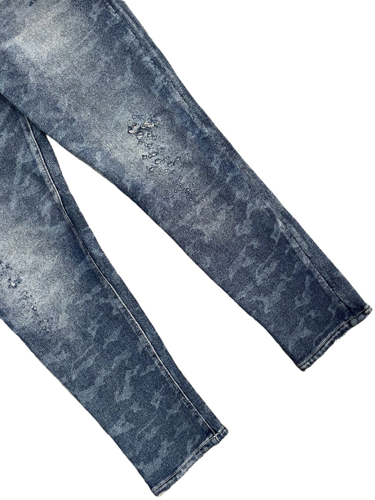 5351 POUR LES HOMMES 5351 Pour Les Homme Acid Wash Embosed Printed Distress Pants Size US 32 / EU 48 - 12 Thumbnail