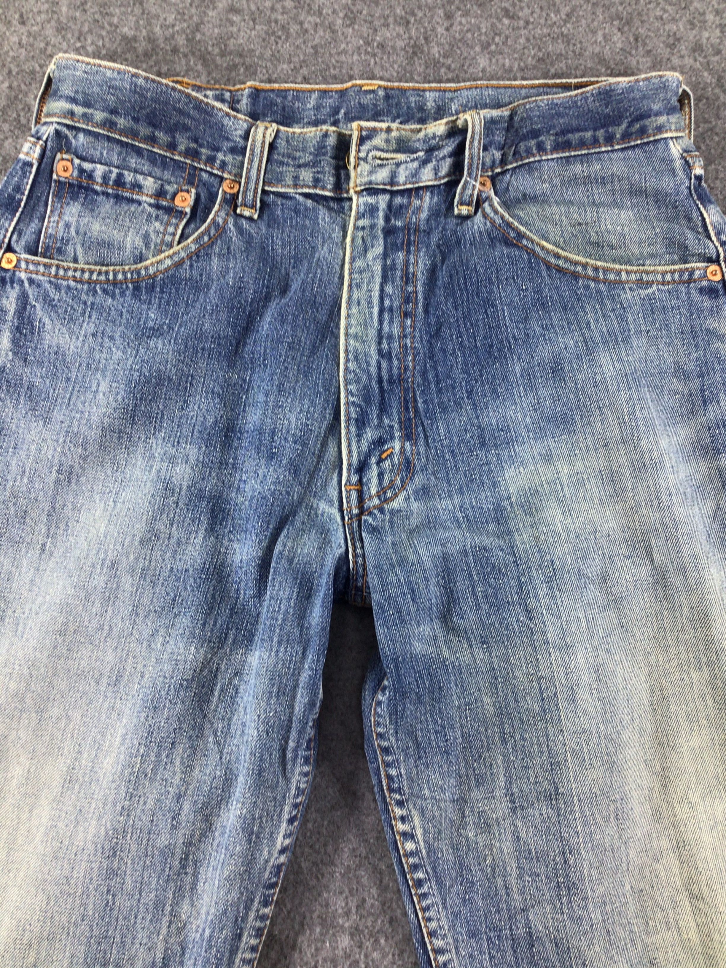 Levi's Vintage Levis 503 Jeans Faded Blue Denim KJ020 Size US 31 - 3 Thumbnail