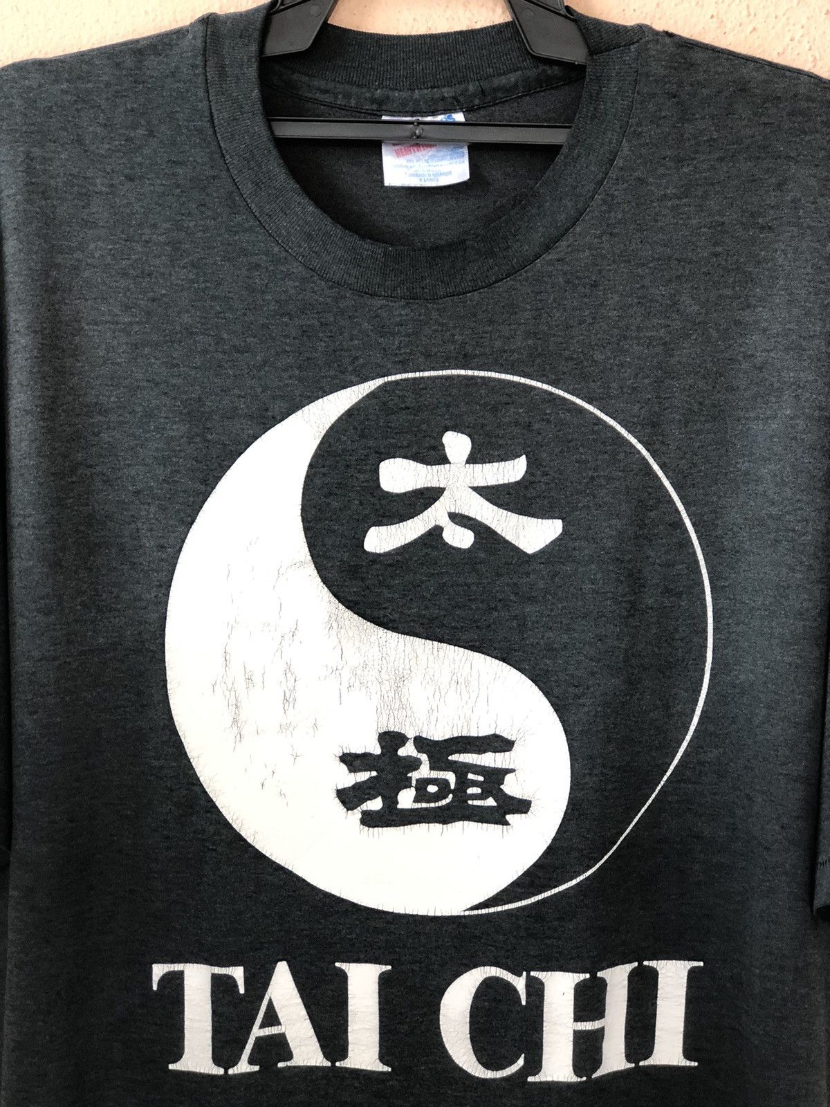 Vintage Vintage 90s TAI CHI Martial Art Kung Fu Rare Tee Size US XL / EU 56 / 4 - 2 Thumbnail