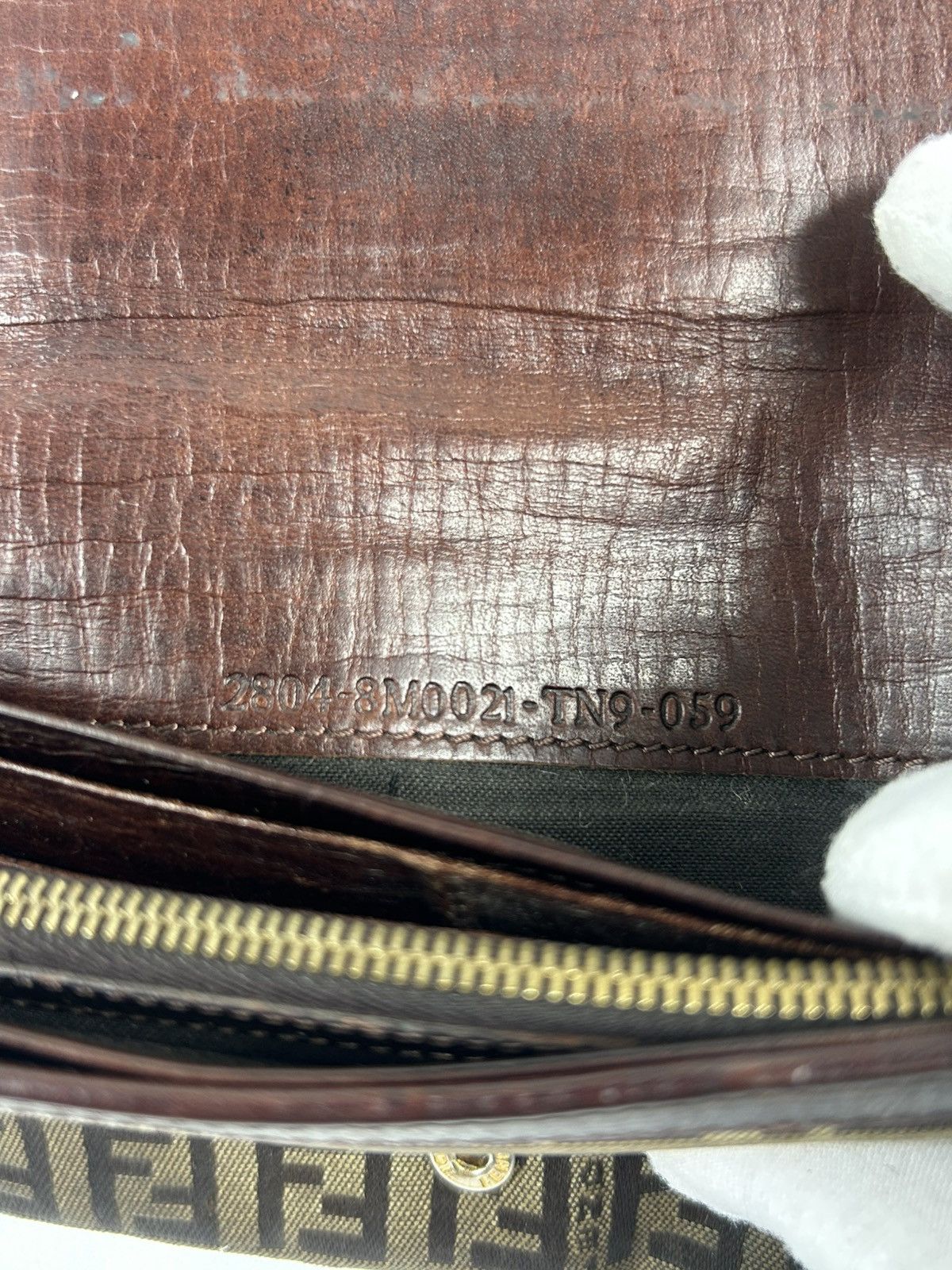 Fendi Fendi Zucca Monogram Long Wallet Size ONE SIZE - 4 Thumbnail