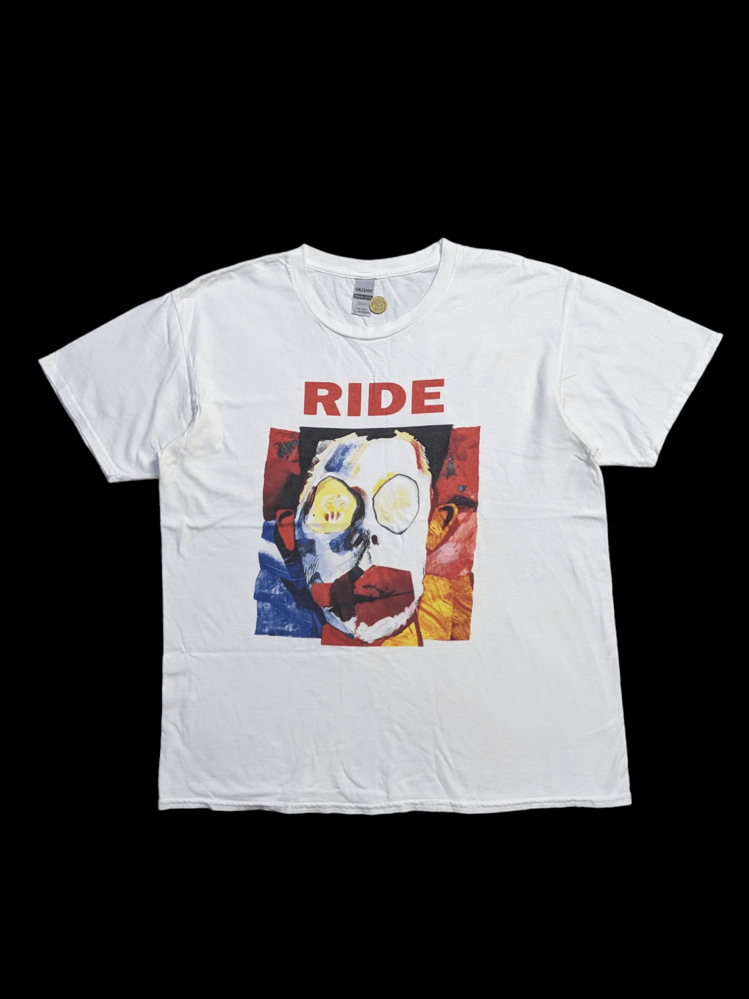 image of Band Teesride Going Blank Again T-Shirt in White, Men's (Size Large)