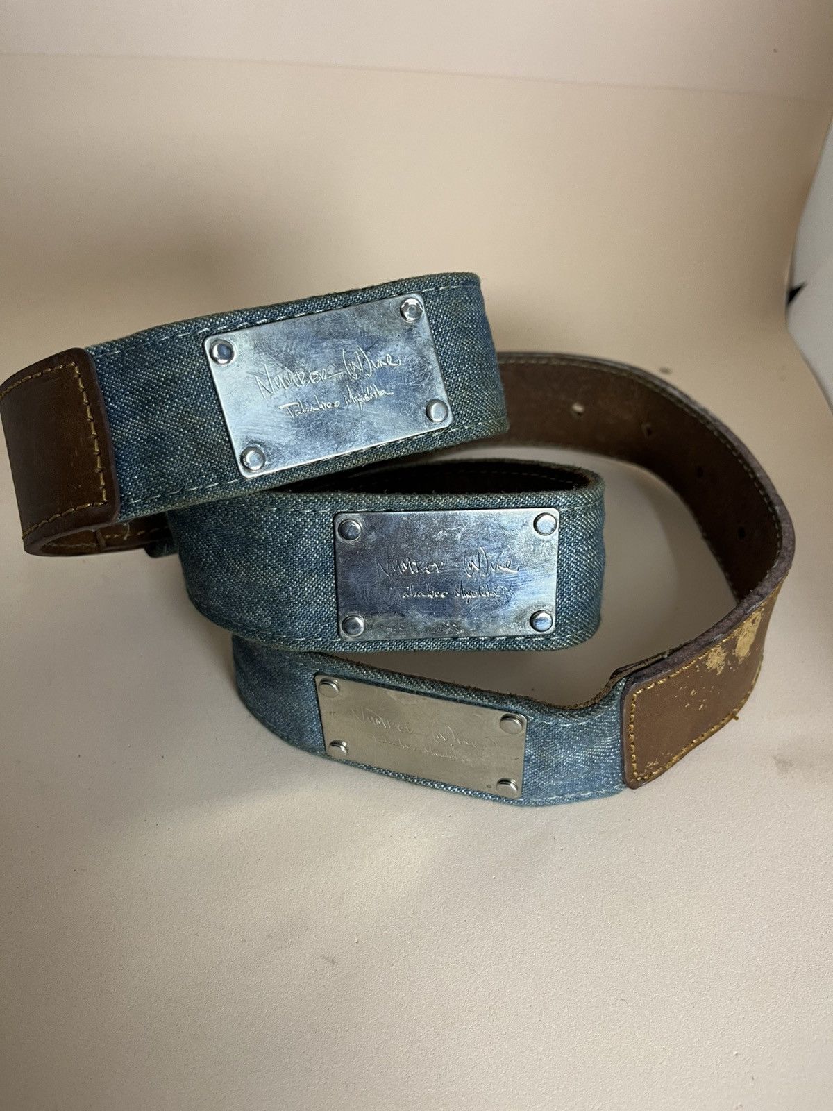 Number (N)ine number nine belt | Grailed