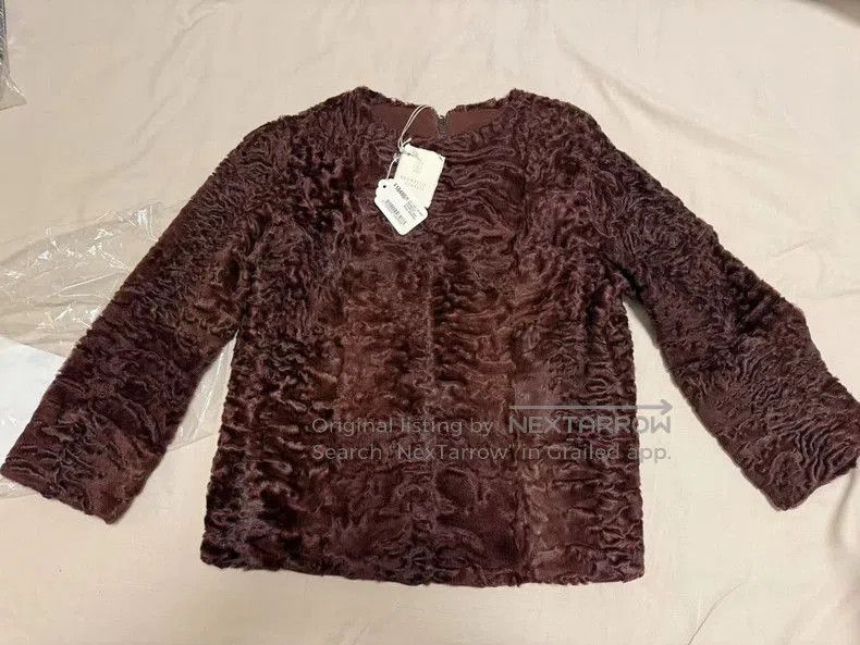 Brunello Cucinelli Brunello Cucinelli Astrakhan Fur Jacket. Size US M / EU 48-50 / 2 - 1 Thumbnail