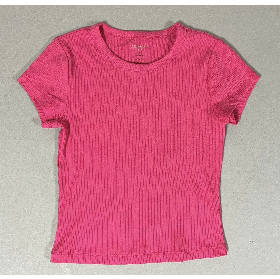 Arizona Jean Co. Arizona Pink Short Sleeve Tee T-Shirt Top Blouse Size S 🩷 Size S / US 4 / IT 40 - 1 Thumbnail