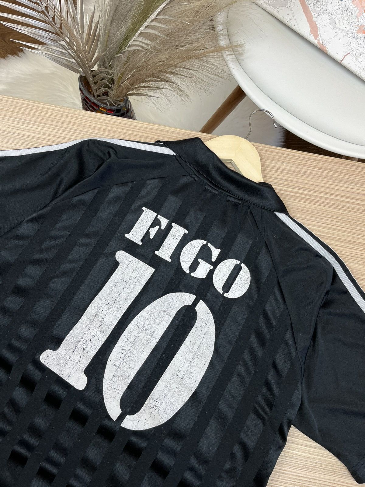 Vintage 2002/03 Adidas Real Madrid Luis Figo #10 Away Soccer Jersey Size US M / EU 48-50 / 2 - 7 Thumbnail