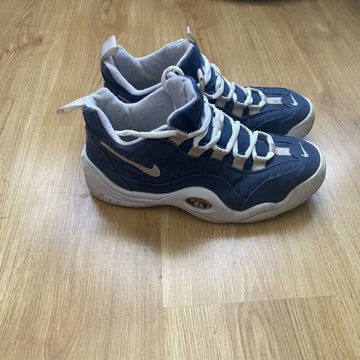 Nike × Vintage Nike Air B-Que Navi/White - Allah vintage 90’s rare Size US 11.5 / EU 44-45 - 3 Thumbnail