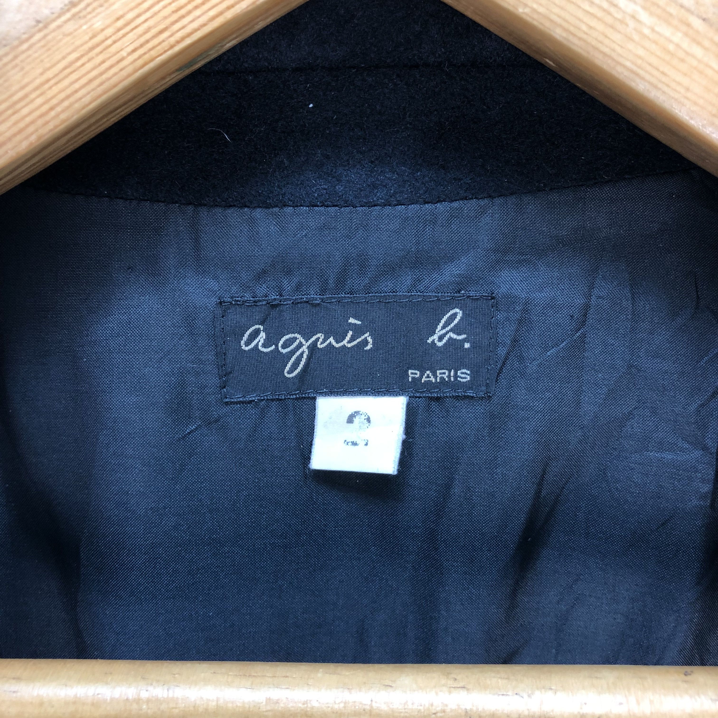agnes b. AGNES B PARIS WOOL OVERCOAT #6262-56 Size S / US 4 / IT 40 - 7 Thumbnail