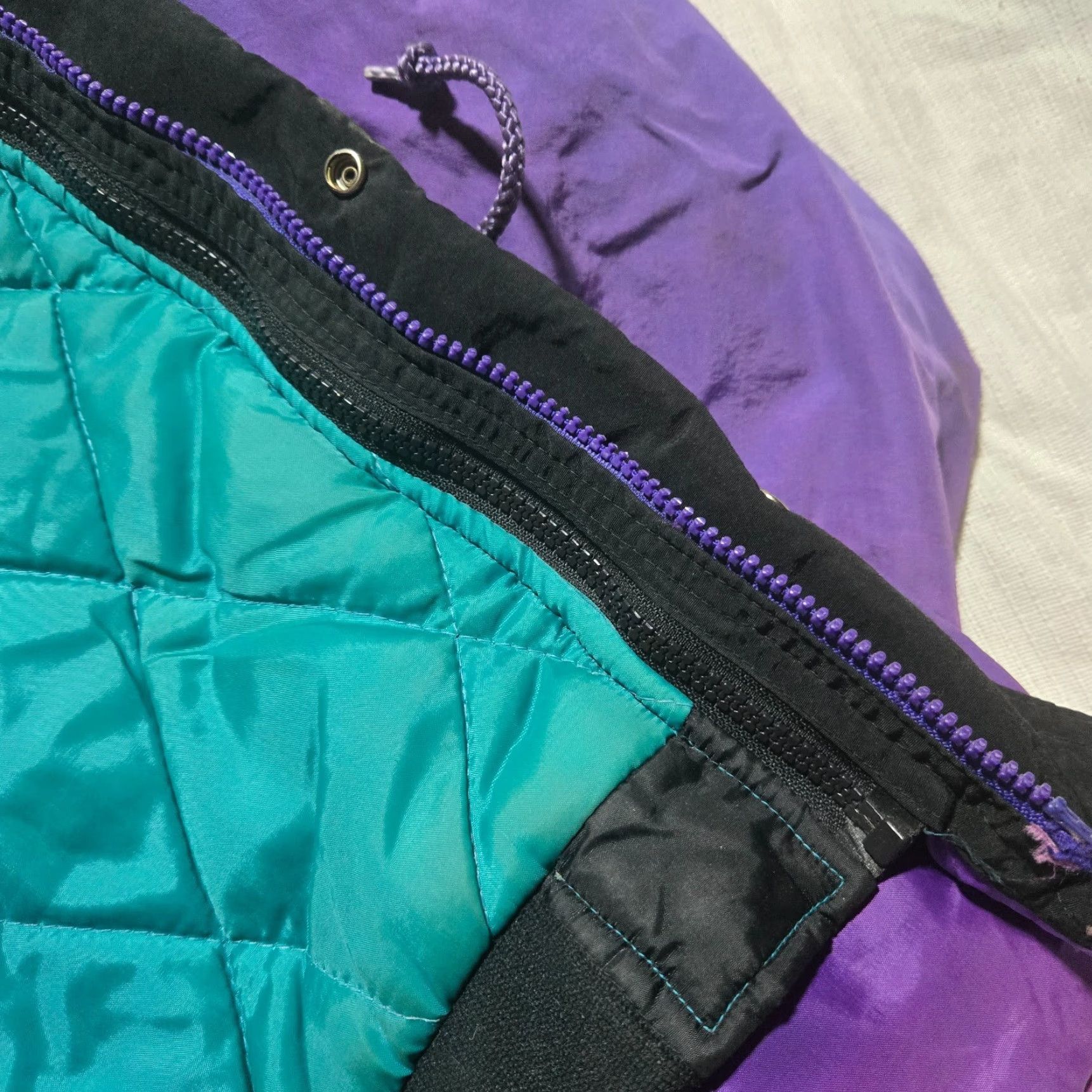 Vintage VINTAGE Sierra Experience Jacket Windbreaker Purple Women's XL Adult Jacket Windbreaker, Purple, XL, Women, Sierra Experience, Vintage, Jacket Size XL / US 12-14 / IT 48-50 - 4 Thumbnail