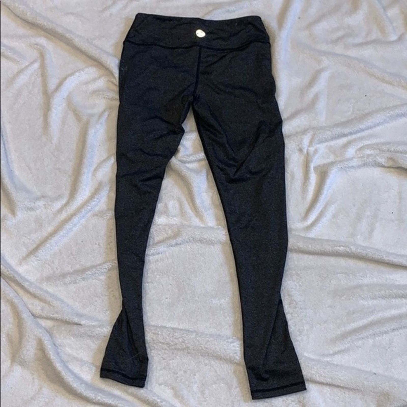 Other GWC Gray and Black Full-Length Leggings | Sz L Size 34" / US 12 / IT 48 - 6 Thumbnail