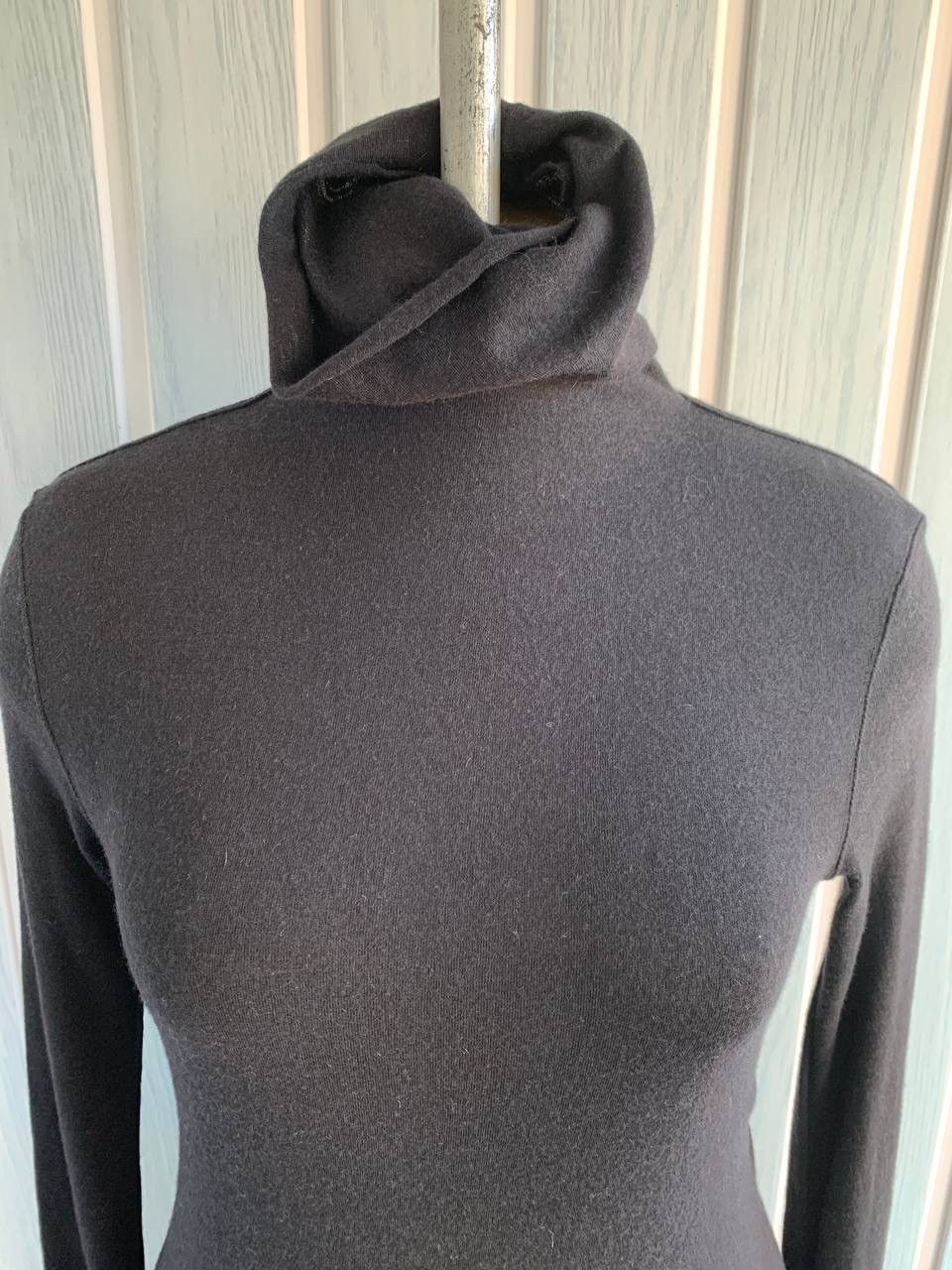 Rick Owens Rick Owens Lilies Black Angora Wool Blend Turtleneck Dress Size M / US 6-8 / IT 42-44 - 8 Thumbnail