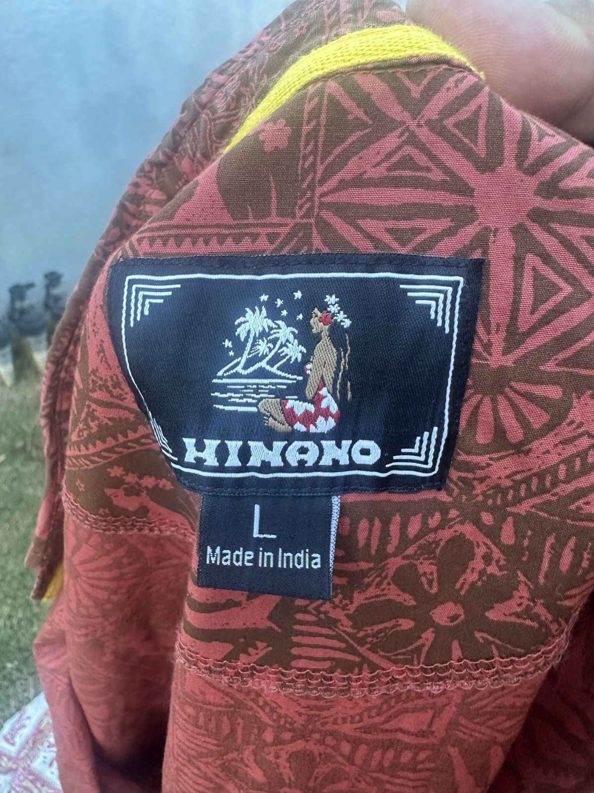 Other PreOwned Hinano Tahiti Shirt Men's L Red Hawaiian Size US L / EU 52-54 / 3 - 5 Thumbnail