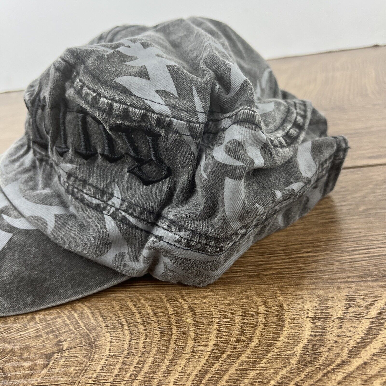 Other Army Gray Hat US Army Gray Hat Adjustable Adult Size Hat Cap Size ONE SIZE - 6 Thumbnail