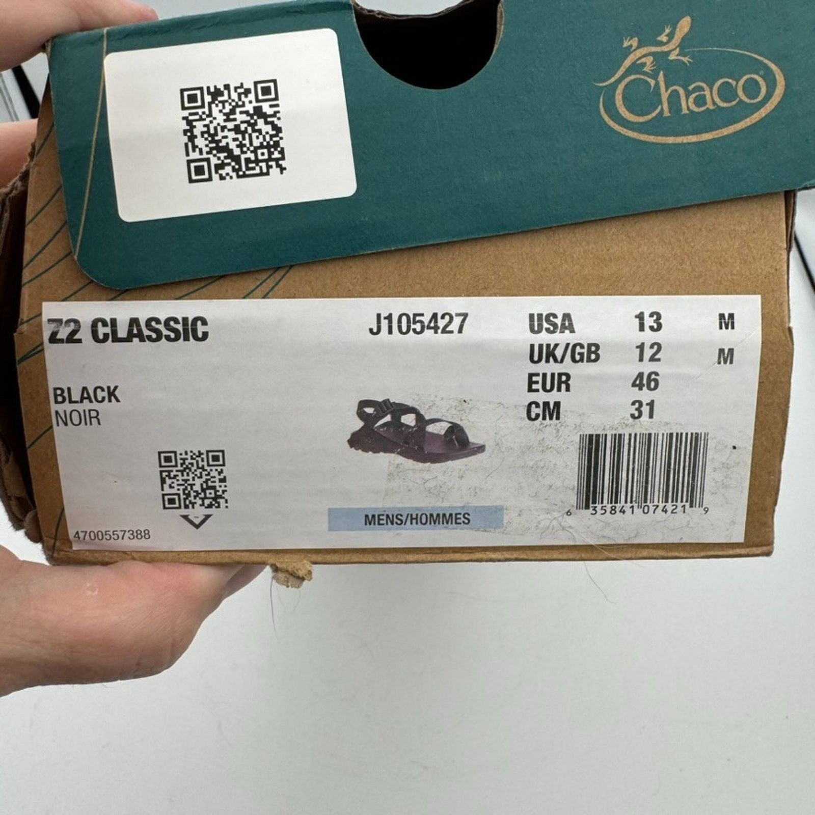 Chaco Chaco Men's Z/2 Adjustable Strap Classic Sandal Black Sz 13 Size US 13 / EU 46 - 10 Thumbnail