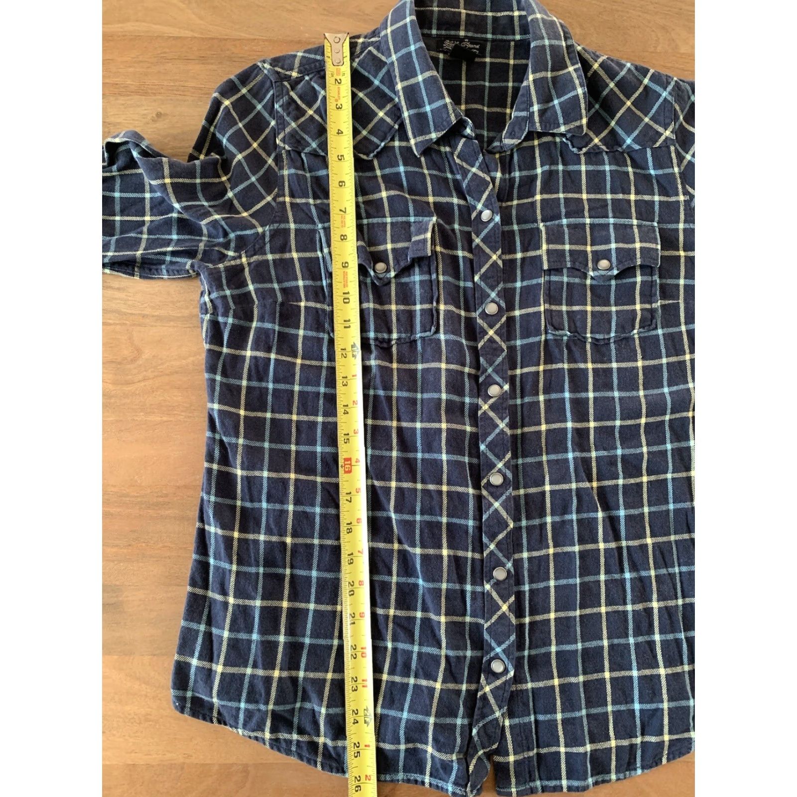 Lucky Brand Lucky Brand Shirt Men’s L Windowpane Plaid Pearl Snap Western Long Sleeve Multicolor Cotton Flannel Button-Up Cowboy Outdoor 70s? Size US L / EU 52-54 / 3 - 7 Thumbnail