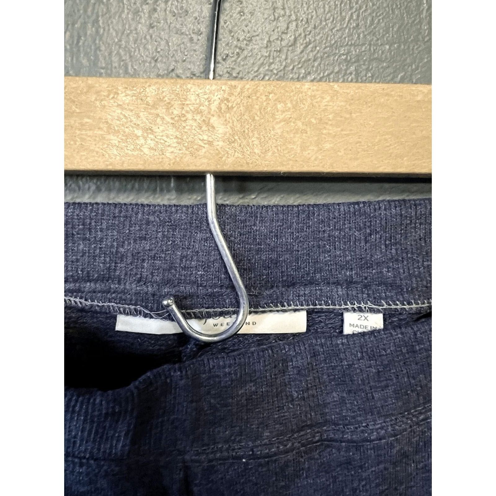 Vintage Sejour Weekend Womens Knit Sweatpants 2X Blue Plus Size Pants Women Activewear Knit Sweatpants Blue 2X Womens Size 40" / US 18 - 3 Thumbnail