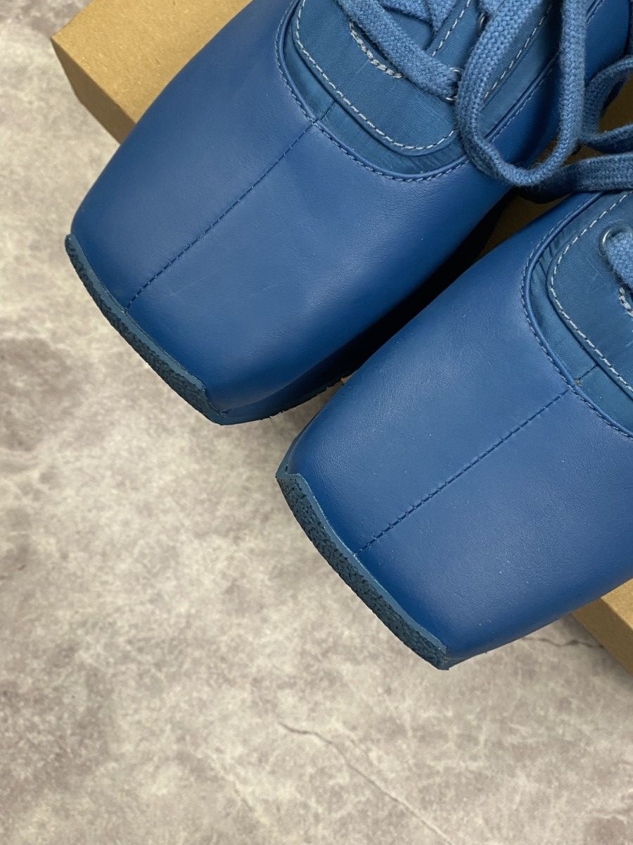 Eckhaus Latta Ugg X Eghaus Latta Square Toe Leather Low Top Sneakers 38 Size US 8 / IT 38 - 4 Thumbnail