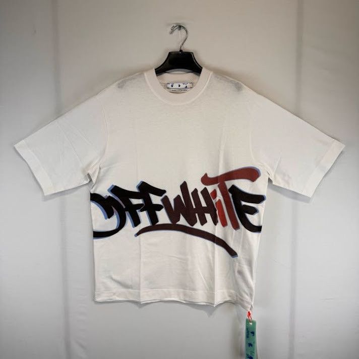 Off-White o1rshd1 Q:2 / GM Slim Short Sleeve Tee Shirt in White Size US L / EU 52-54 / 3 - 2 Thumbnail
