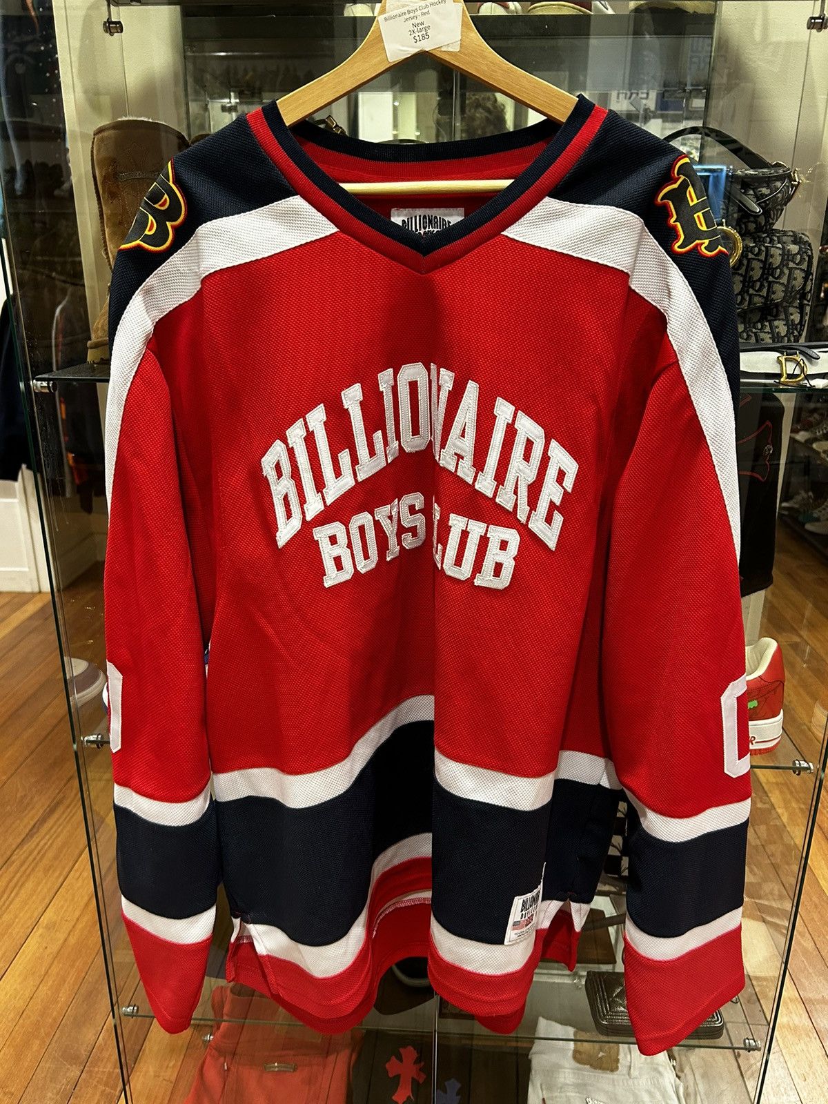 Billionaire Boys Club Billionaire Boys Club Hockey Jersey Size US XXL / EU 58 / 5 - 1 Thumbnail