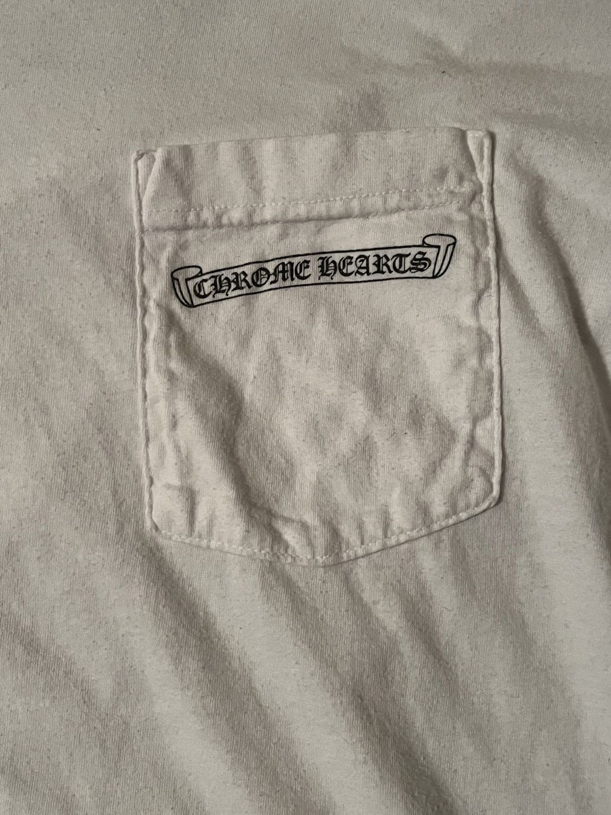 Chrome Hearts Chrome Hearts Scroll Long Sleeve Logo Tee Size US M / EU 48-50 / 2 - 3 Thumbnail