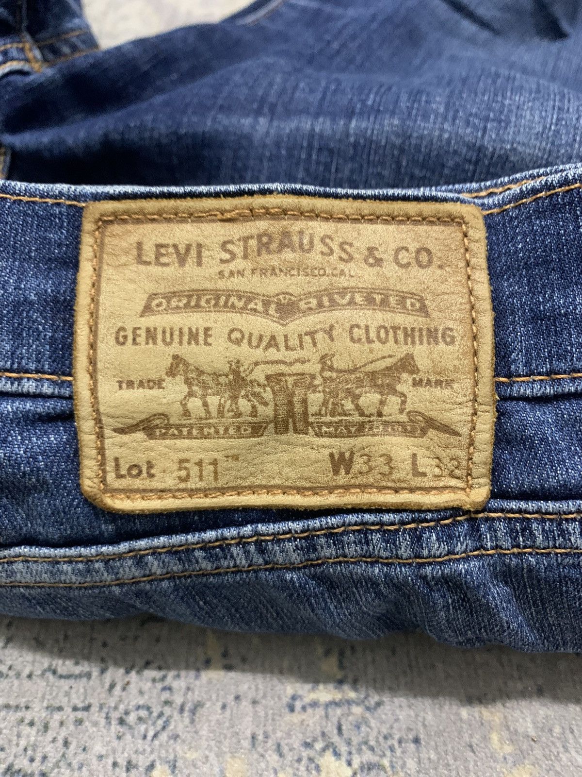 Levi's Vintage Levi's 511 Tapered Jeans W33x29.5 Size US 33 - 11 Thumbnail