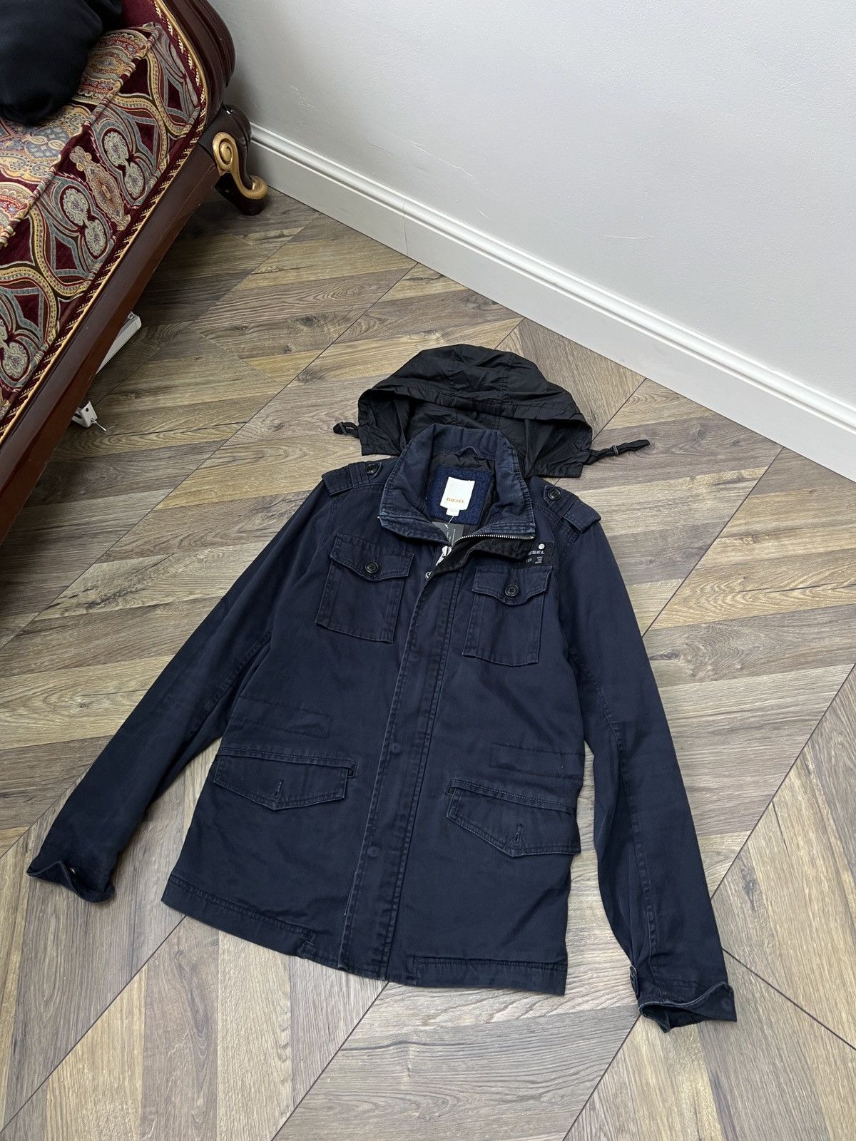 Diesel × Vintage Vintage Diesel Archival Navy Jacket Size US M / EU 48-50 / 2 - 4 Thumbnail