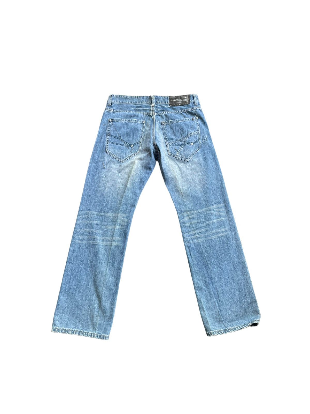 JNCO × Rocawear Rocawear R+ Classic Fit Faded Denim Size US 37 - 8 Thumbnail