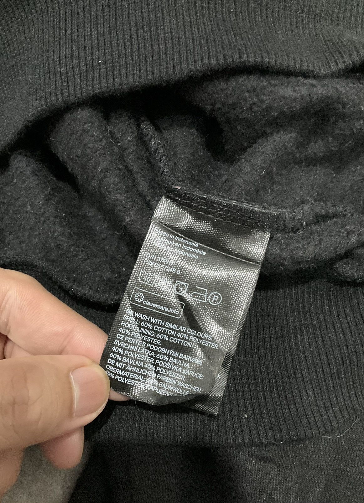 Grailed × H&M × Other Hoodie Black Plain Size US L / EU 52-54 / 3 - 3 Thumbnail