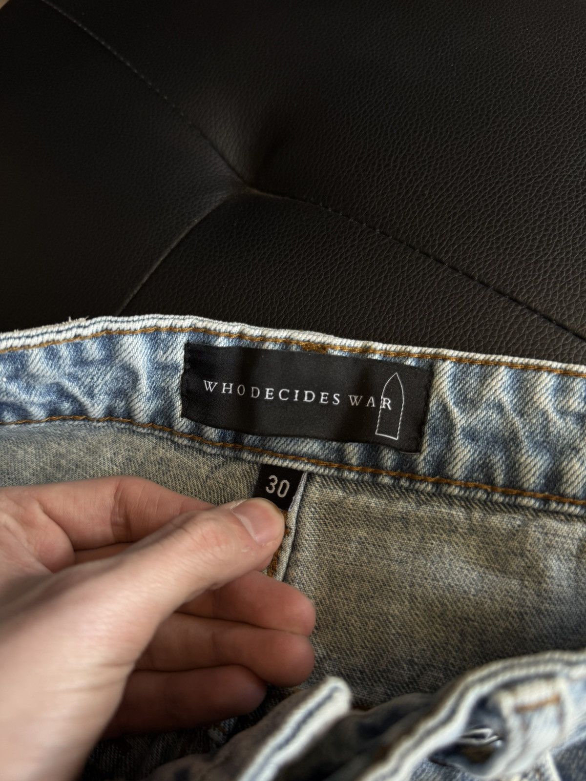 Who Decides War Who Decides War Virtuous Wide Leg Denim Jeans Size 30 Size US 30 / EU 46 - 9 Thumbnail