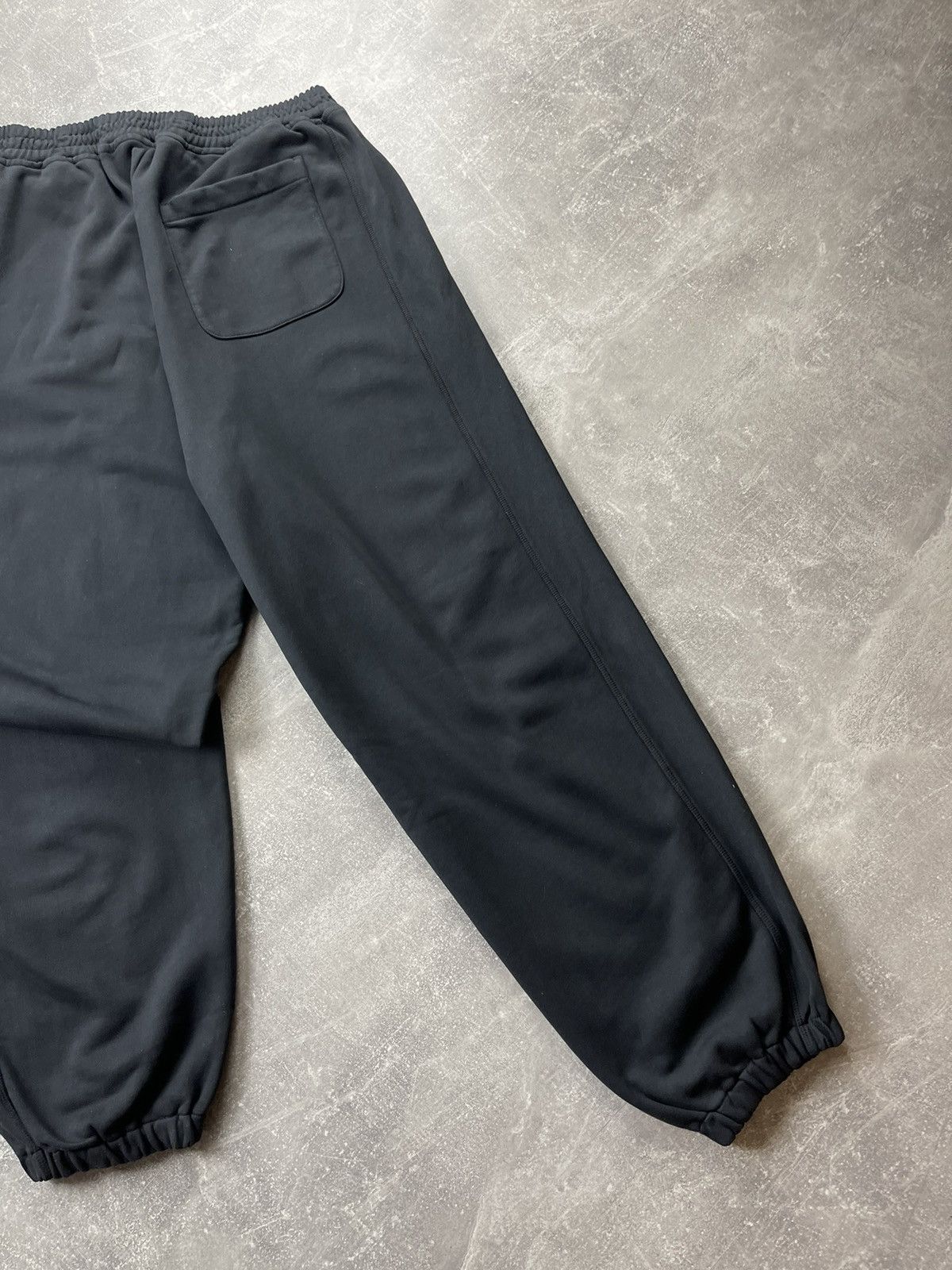 Moschino Moschino Couture Black Logo Jogger Pants Relaxed Tapered Fit Size US 32 / EU 48 - 9 Thumbnail