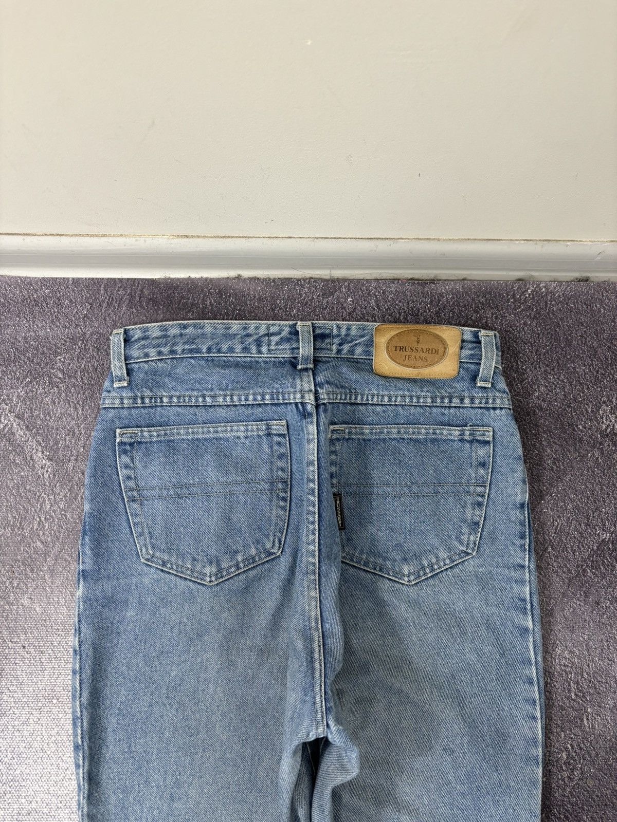 Trussardi Vintage Trussardi Women’s Straight Fit Italian Denim Jeans Size 31" - 5 Thumbnail