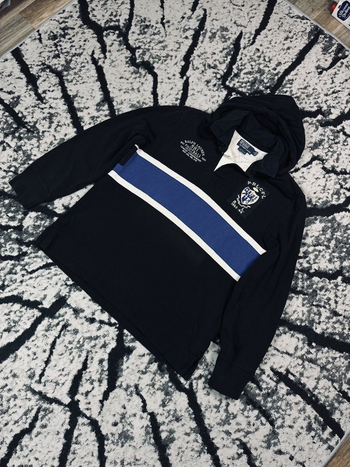Ralph Lauren Vintage hoodie Polo Ralph Lauren black L Size US L / EU 52-54 / 3 - 2 Thumbnail