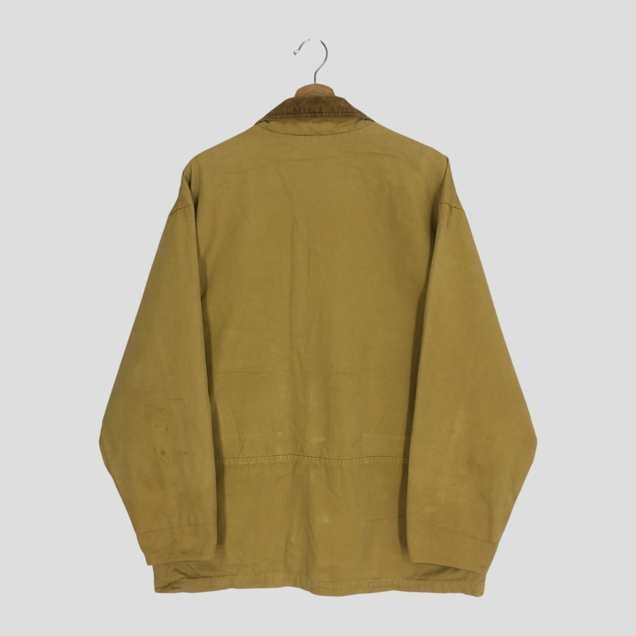 Vintage Vintage 90s Lucky Strike Hunting Brown Duck Chore Jacket Size US L / EU 52-54 / 3 - 3 Thumbnail
