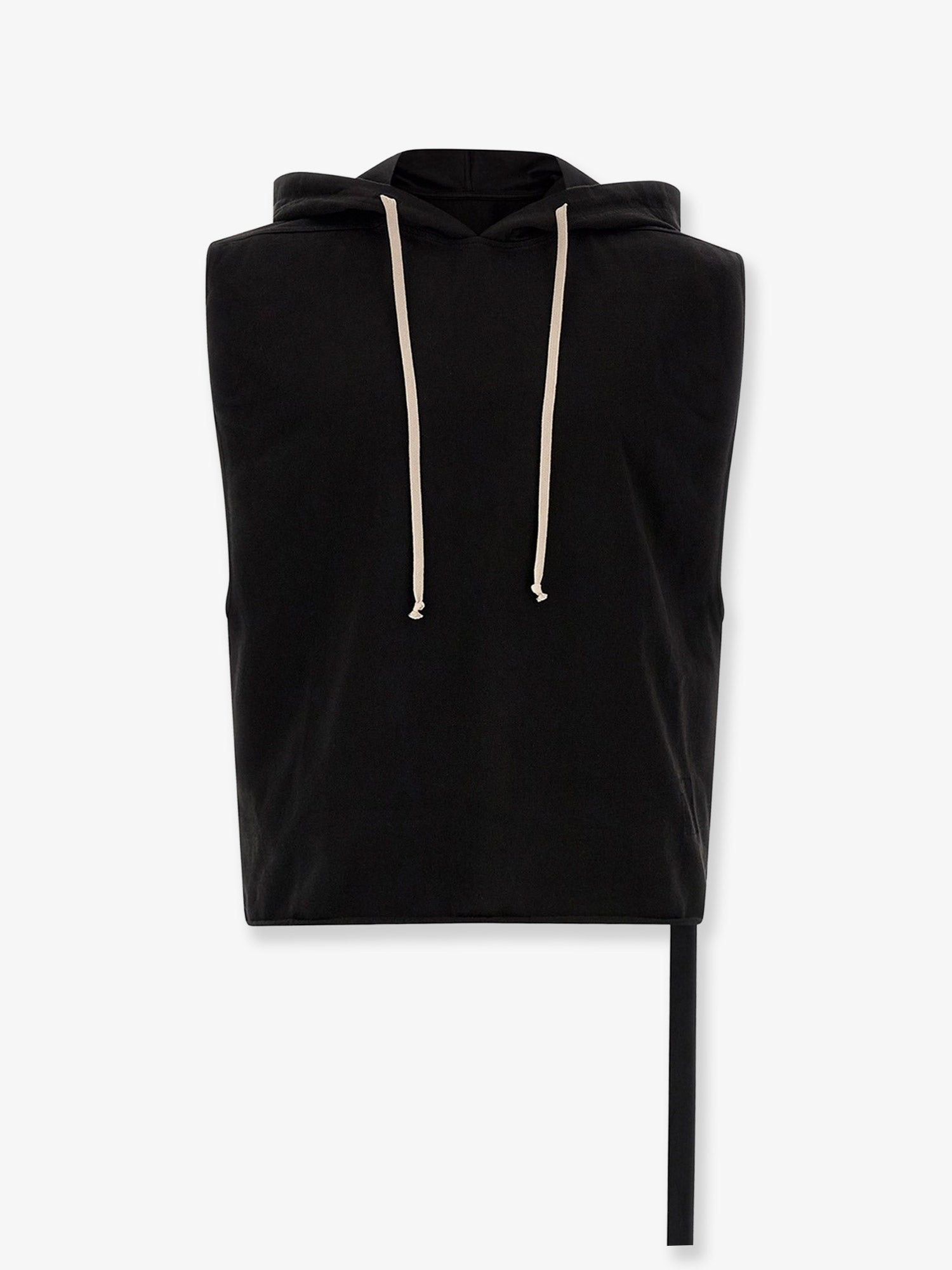 Rick Owens Drkshdw Hooded Tunic Organic Cotton Sweatshirt Size US S / EU 44-46 / 1 - 1 Thumbnail