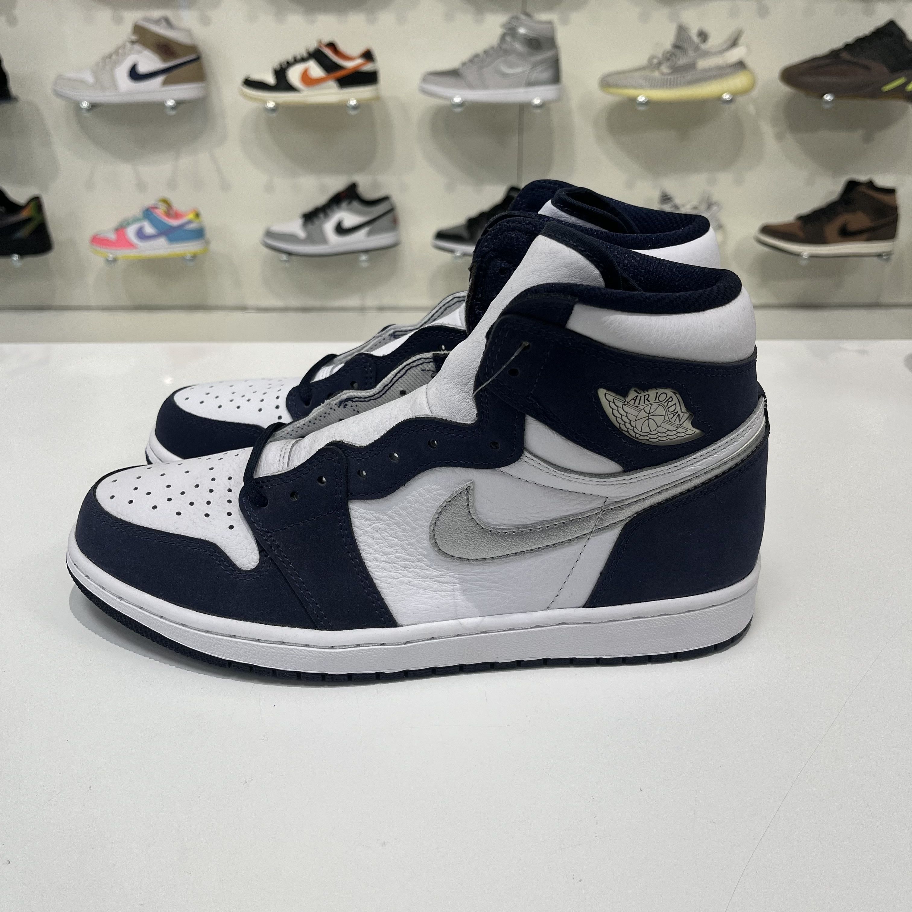 Nike Air Jordan 1 Retro High COJP Midnight Navy 2020 Size US 10 / EU 43 - 2 Thumbnail