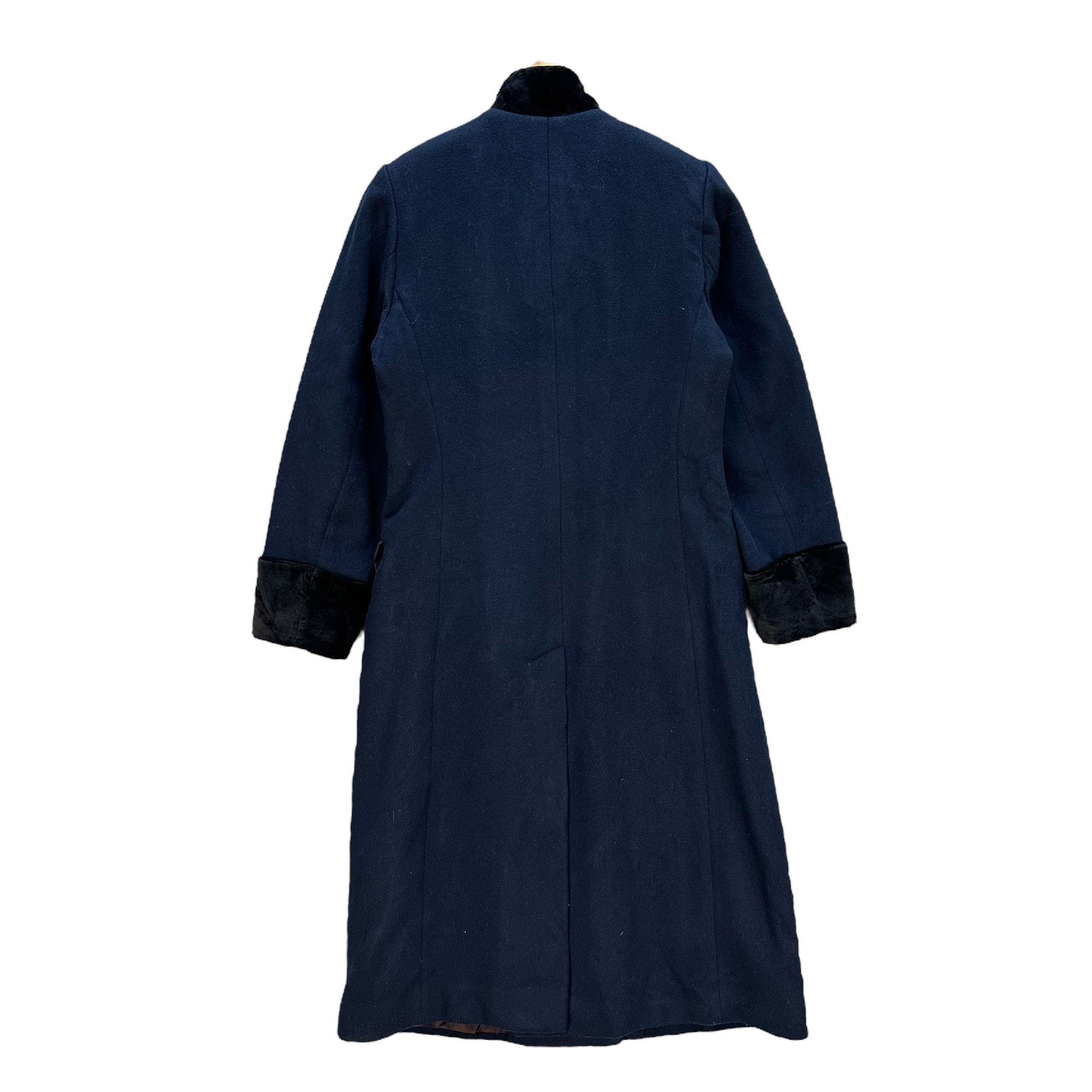 Christian Dior Monsieur 80's CHRISTIAN DIOR Double Breasted Wool Long Coat #A52-1213 Size S / US 4 / IT 40 - 14 Thumbnail