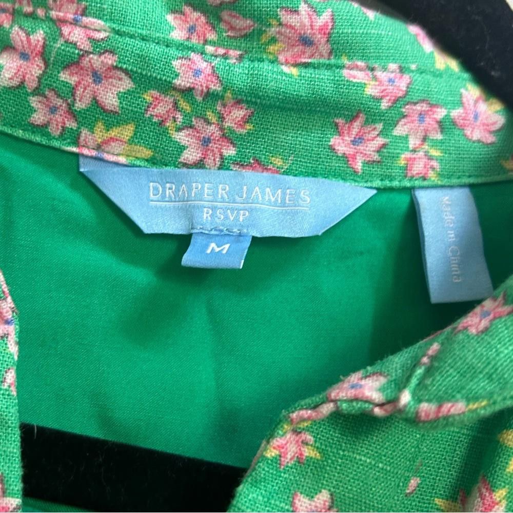 Designer Draper James l RSVP Linen Blend Floral Maxi Dress Medium Size M / US 6-8 / IT 42-44 - 8 Thumbnail