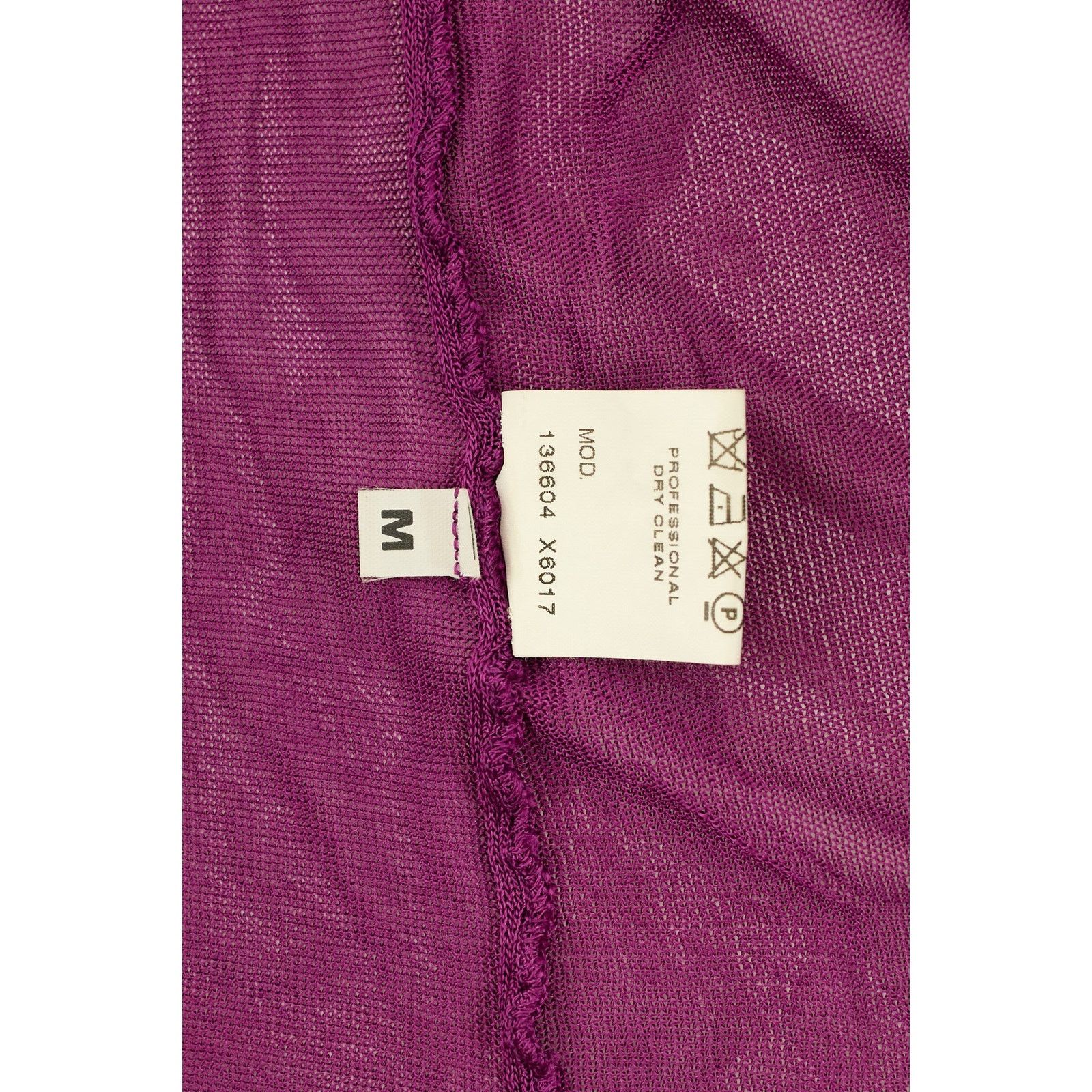 Gucci by Tom Ford F/W 2000 Scrunch Purple Long Sleeve Top Size M / US 6-8 / IT 42-44 - 4 Thumbnail